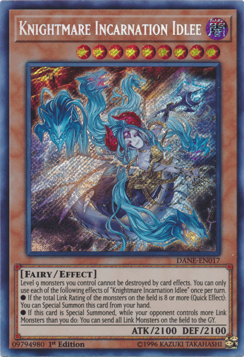 Knightmare Incarnation Idlee [DANE-EN017] Secret Rare - Josh's Cards