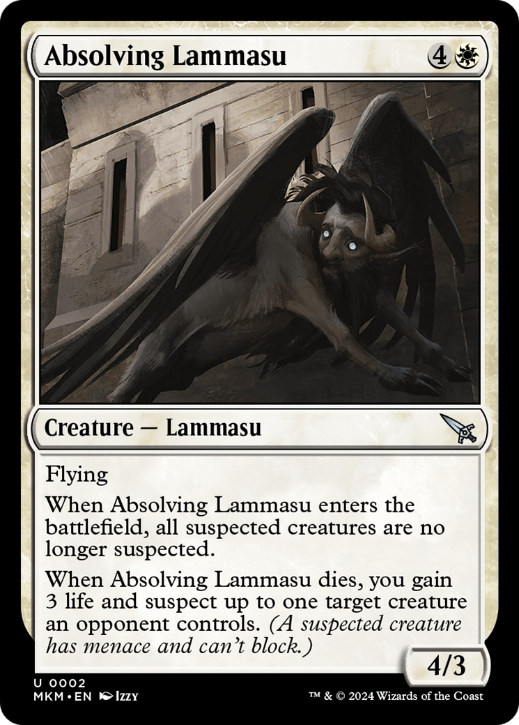 Absolving Lammasu [Murders at Karlov Manor] - Josh's Cards