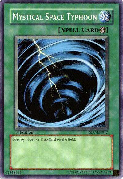 Mystical Space Typhoon [SD7-EN017] Common - Josh's Cards