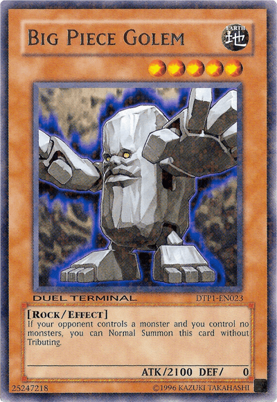 Big Piece Golem [DTP1-EN023] Rare - Josh's Cards