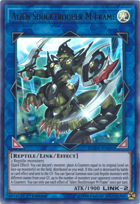 Alien Shocktrooper M-Frame [DUOV-EN003] Ultra Rare - Josh's Cards