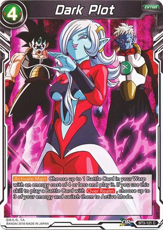 Dark Plot (BT3-121) [Cross Worlds] Parallel Foil