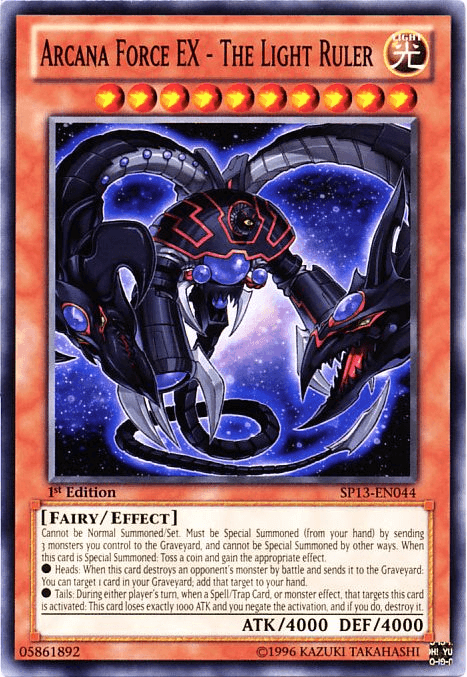 Arcana Force EX - The Light Ruler [SP13-EN044] Common - Josh's Cards