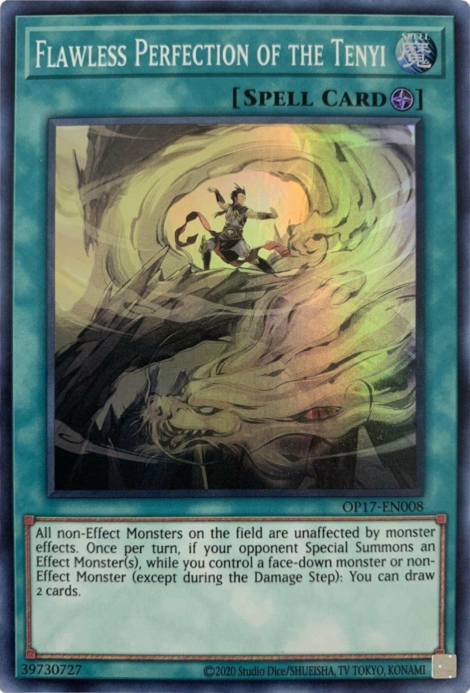 Flawless Perfection of the Tenyi [OP17-EN008] Super Rare - Josh's Cards