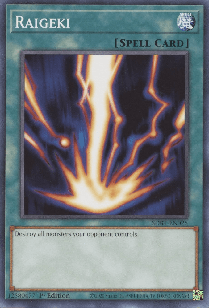 Raigeki [SDBT-EN025] Common - Josh's Cards