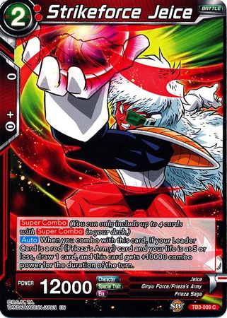 Strikeforce Jeice (TB3-009) [Clash of Fates] Parallel Foil