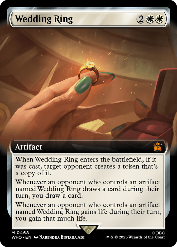 Wedding Ring (WHO-468) - Doctor Who: (Extended Art) Foil