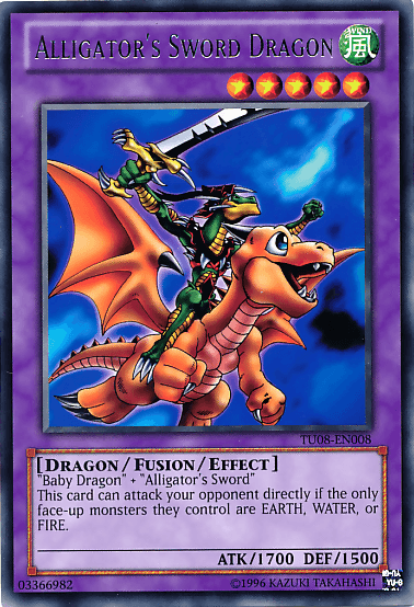 Alligator's Sword Dragon [TU08-EN008] Rare - Josh's Cards