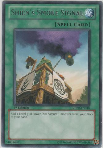 Shien's Smoke Signal [STOR-EN048] Rare - Josh's Cards