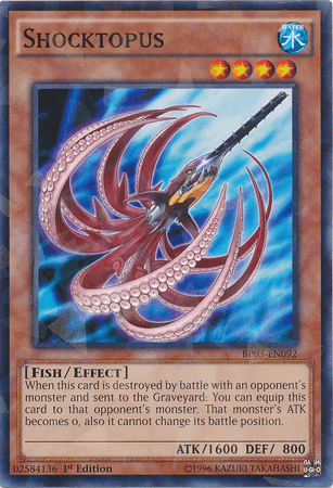 Shocktopus [BP03-EN092] Shatterfoil Rare - Josh's Cards