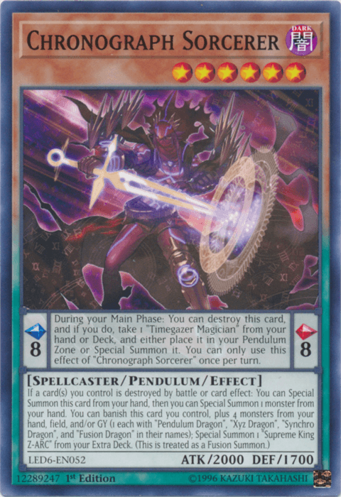 Chronograph Sorcerer [LED6-EN052] Common - Josh's Cards
