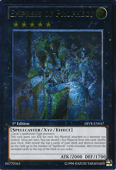 Empress of Prophecy (UTR) [ABYR-EN047] Ultimate Rare - Josh's Cards