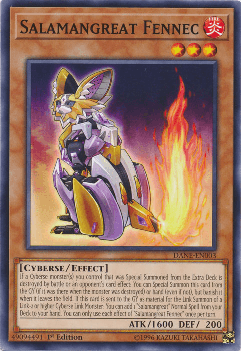 Salamangreat Fennec [DANE-EN003] Common - Josh's Cards