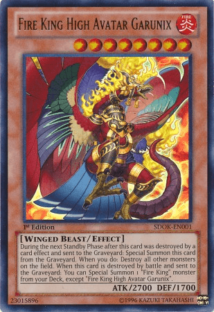 Fire King High Avatar Garunix [SDOK-EN001] Ultra Rare - Josh's Cards