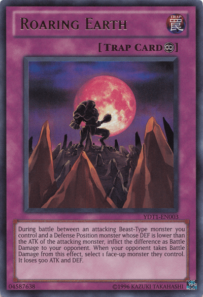Roaring Earth (5D's Duel Transer) [YDT1-EN003] Ultra Rare - Josh's Cards