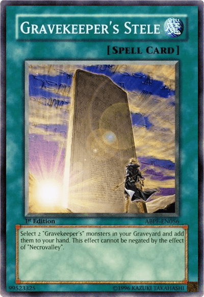 Gravekeeper's Stele [ABPF-EN056] Common - Josh's Cards