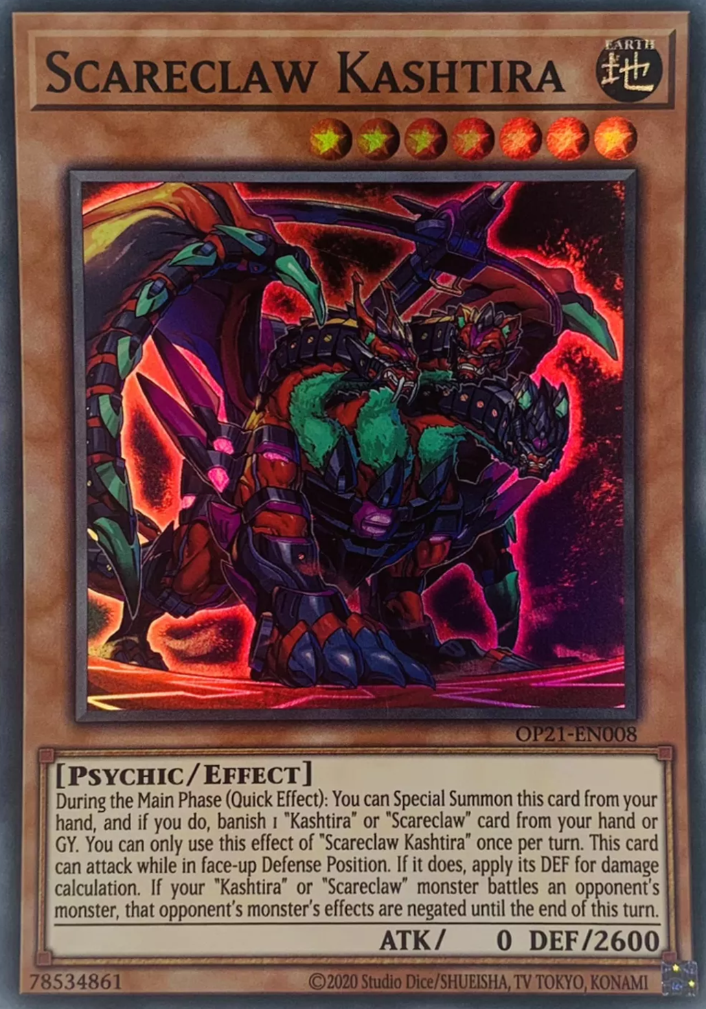 Scareclaw Kashtira (OP21-EN008) - OTS Tournament Pack 21 Unlimited