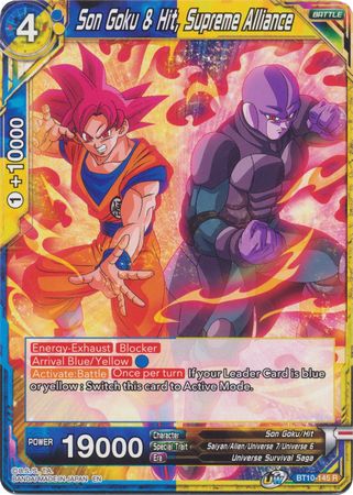Son Goku & Hit, Supreme Alliance (BT10-145) [Rise of the Unison Warrior] Parallel Foil