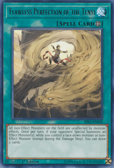 Flawless Perfection of the Tenyi [RIRA-EN058] Rare - Josh's Cards