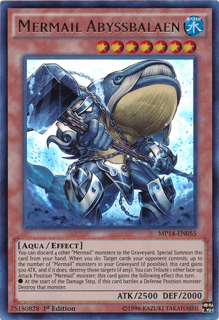 Mermail Abyssbalaen [MP14-EN055] Ultra Rare - Josh's Cards