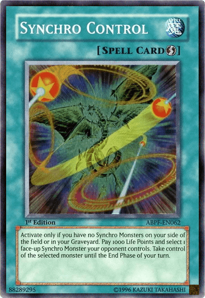 Synchro Control [ABPF-EN062] Super Rare - Josh's Cards