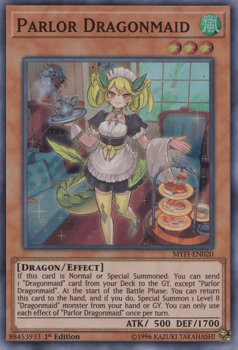 Parlor Dragonmaid [MYFI-EN020] Super Rare - Josh's Cards