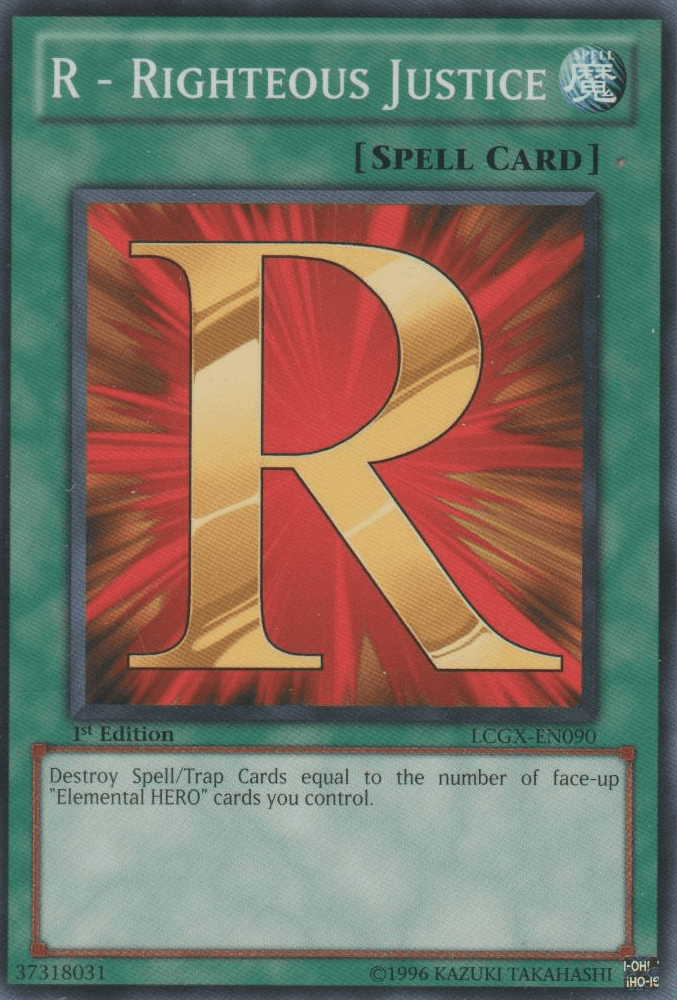 R - Righteous Justice [LCGX-EN090] Common - Josh's Cards