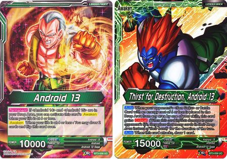 Android 13 // Thirst for Destruction, Android 13 (BT3-056) [Cross Worlds] Parallel Foil