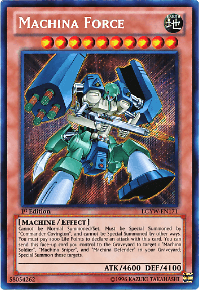 Machina Force [LCYW-EN171] Secret Rare - Josh's Cards