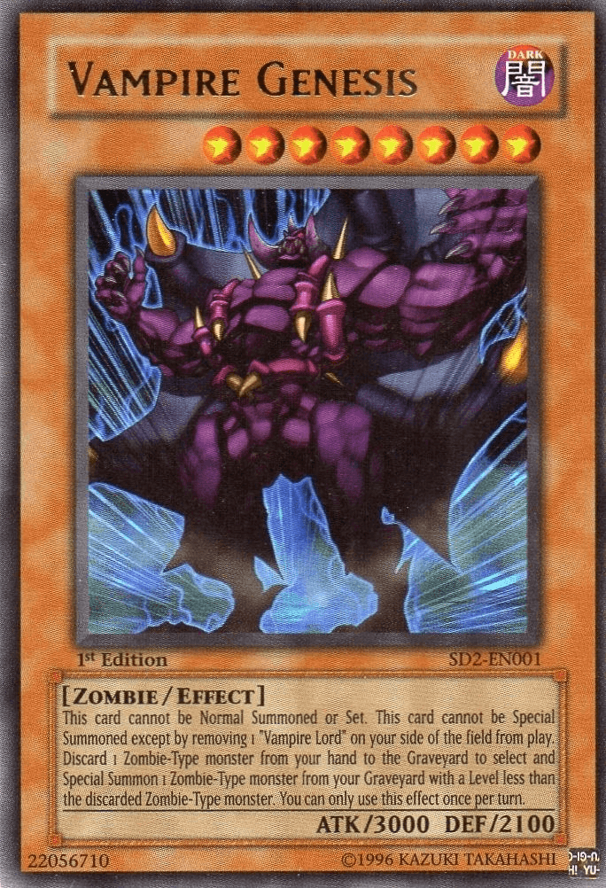 Vampire Genesis [SD2-EN001] Ultra Rare - Josh's Cards