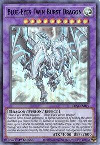 Blue-Eyes Twin Burst Dragon (Blue) [LDS2-EN019] Ultra Rare - Josh's Cards