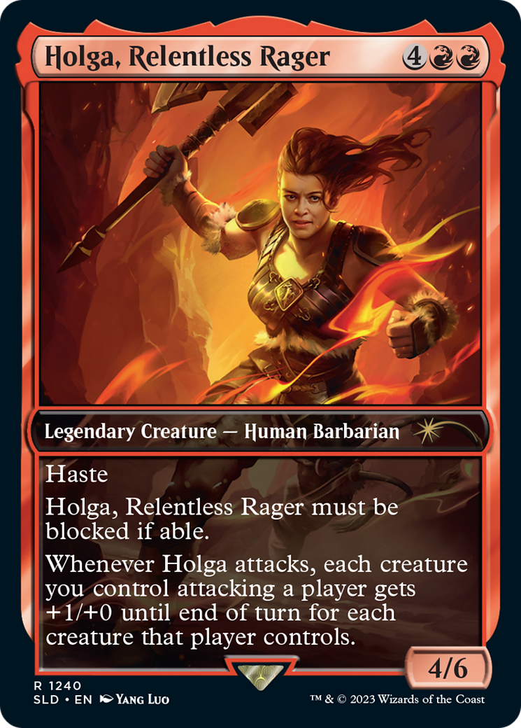 Jurin, Leading the Charge (SLD-1240) - Secret Lair Drop / Holga, Relentless Rager