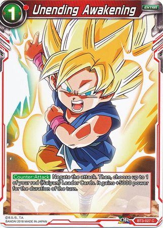 Unending Awakening (BT3-027) [Cross Worlds] Parallel Foil