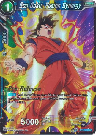 Son Goku, Fusion Synergy (BT12-032) [Vicious Rejuvenation Prerelease Promos] Parallel Foil