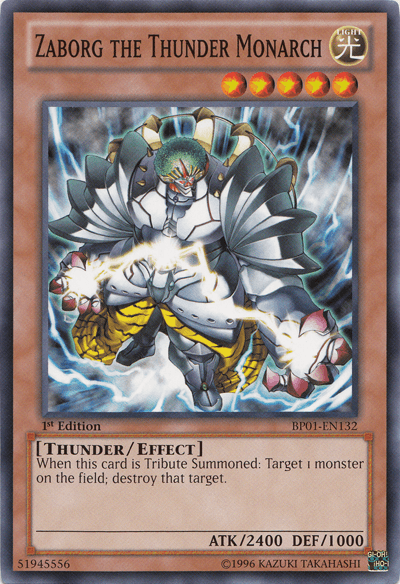 Zaborg the Thunder Monarch [BP01-EN132] Common - Josh's Cards