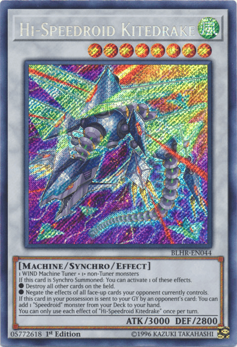 Hi-Speedroid Kitedrake [BLHR-EN044] Secret Rare - Josh's Cards