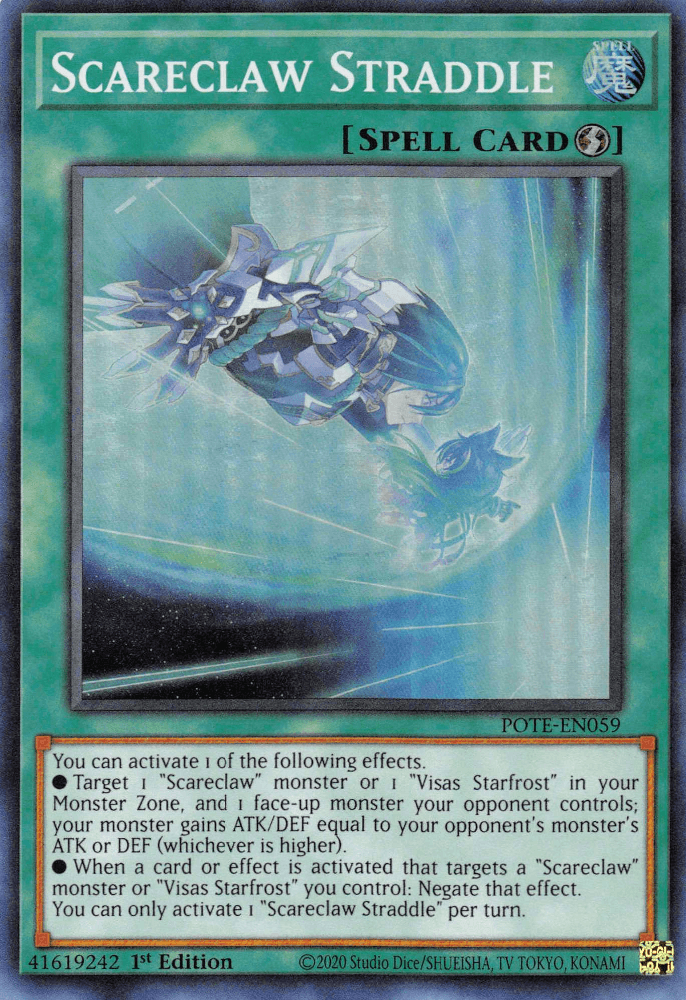 Scareclaw Straddle [POTE-EN059] Super Rare - Josh's Cards