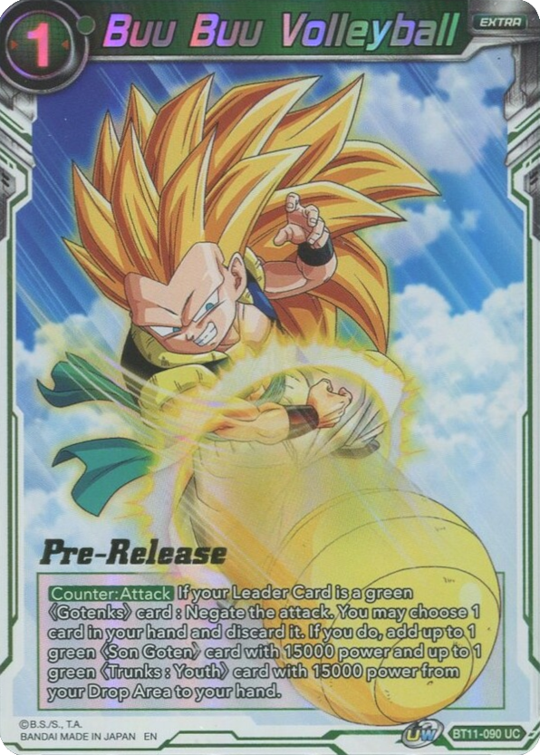 Buu Buu Volleyball (BT11-090) [Vermilion Bloodline Prerelease Promos] Parallel Foil
