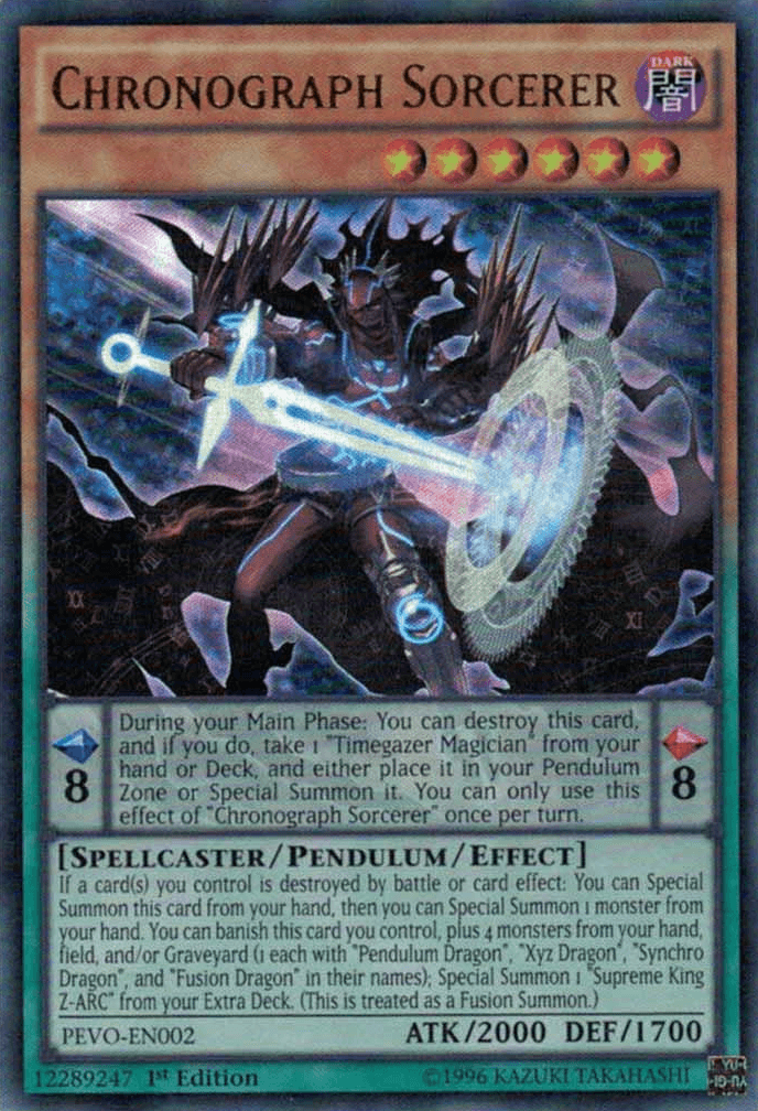 Chronograph Sorcerer [PEVO-EN002] Ultra Rare - Josh's Cards