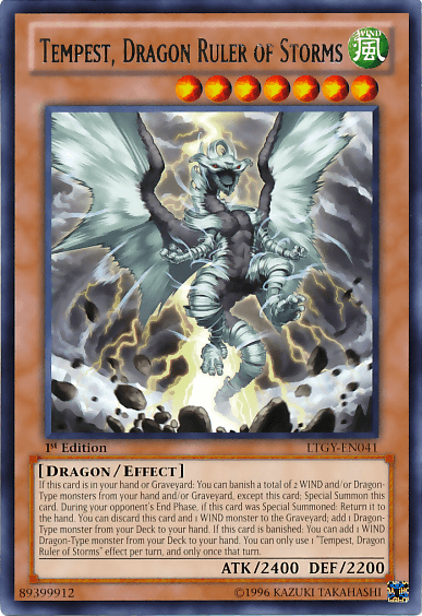 Tempest, Dragon Ruler of Storms [LTGY-EN041] Rare - Josh's Cards