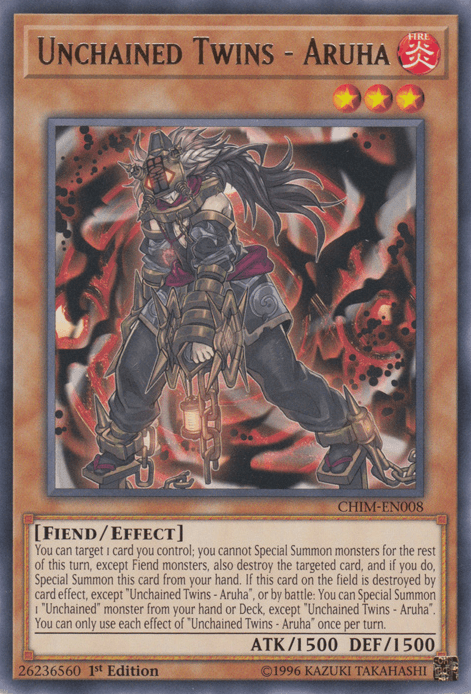 Unchained Twins - Aruha [CHIM-EN008] Rare - Josh's Cards