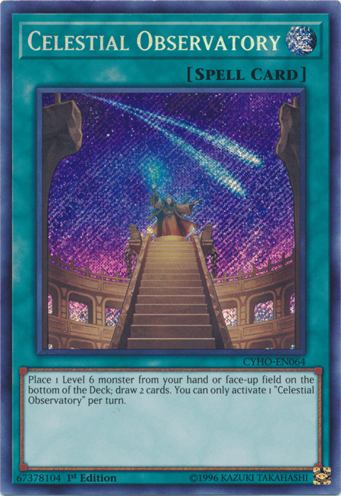 Celestial Observatory [CYHO-EN064] Secret Rare - Josh's Cards