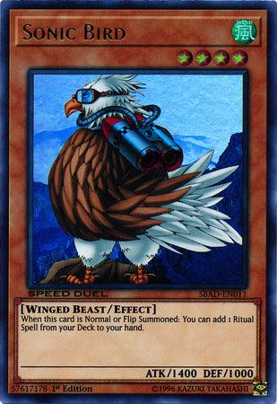 Sonic Bird [SBAD-EN011] Ultra Rare - Josh's Cards