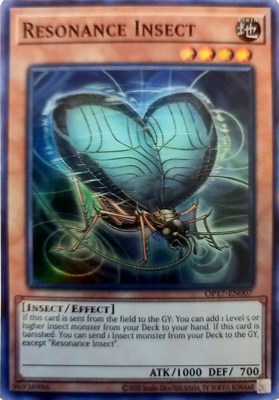 Resonance Insect [OP17-EN007] Super Rare - Josh's Cards