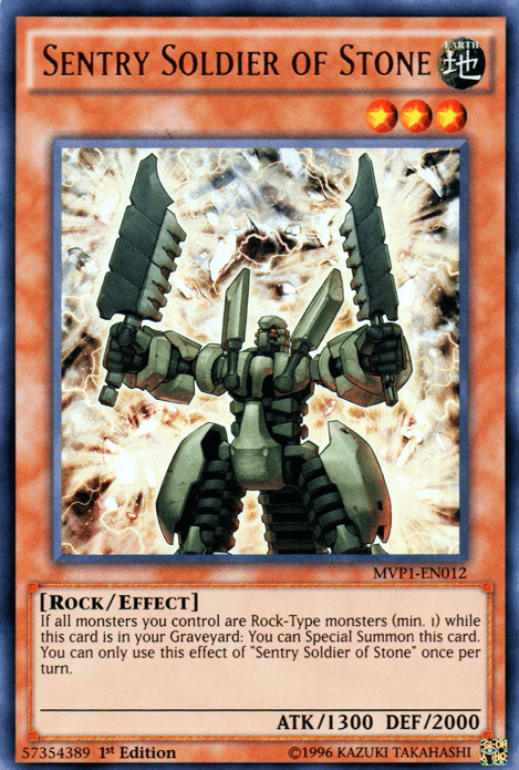 Sentry Soldier of Stone [MVP1-EN012] Ultra Rare - Josh's Cards