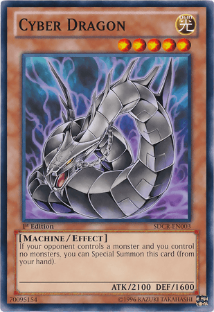 Cyber Dragon (Black) [SDCR-EN003] Common - Josh's Cards