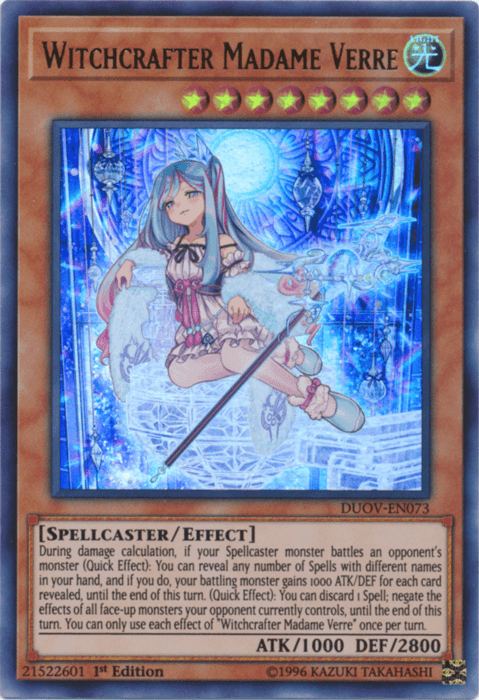 Witchcrafter Madame Verre [DUOV-EN073] Ultra Rare - Josh's Cards