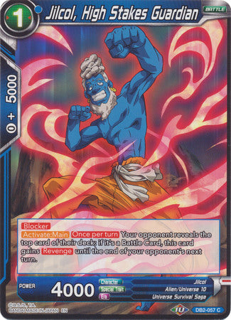 Jilcol, High Stakes Guardian (DB2-057) [Divine Multiverse] Parallel Foil