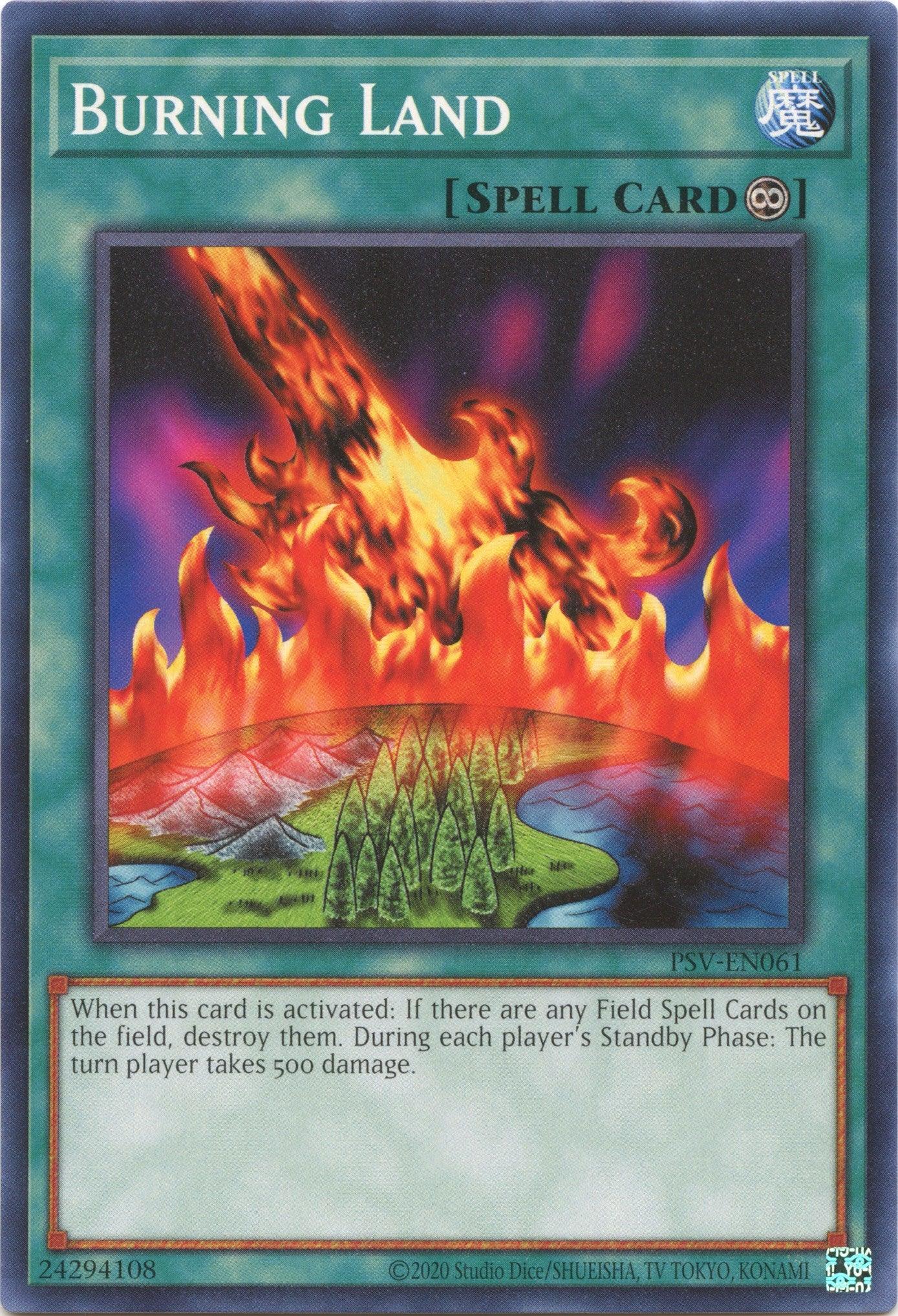 Burning Land (25th Anniversary) [PSV-EN061] Common - Josh's Cards