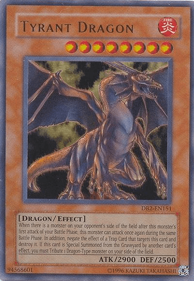 Tyrant Dragon [DB2-EN151] Ultra Rare - Josh's Cards
